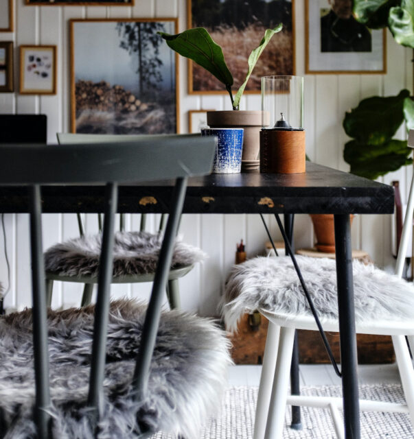 魅力的なデザイン ヴィンテージ グレー サイドテーブル 撮さ  